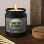 Golf Candle • 'Work Hard, Golf Harder' Black Scented Candle • Golfer Gifts • Gift Box, thumbnail 1 of 2