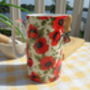 Medium Jug In Red Poppy Design, thumbnail 6 of 9