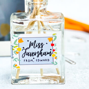 Teacher Helping Me Grow | Reed Diffuser | Personalised, 4 of 5