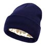 Chemo Headwear Wooly Beanie Hat Satin Lined, thumbnail 6 of 11