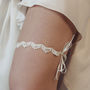 Personalised Lace Tie Side Garter Gift For The Bride, thumbnail 1 of 5