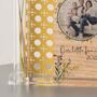 Oak Wood Family Photo Rattan Stand And Dried Flowers, thumbnail 4 of 7