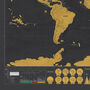 Scratch Map® Deluxe World Map Poster, thumbnail 4 of 5