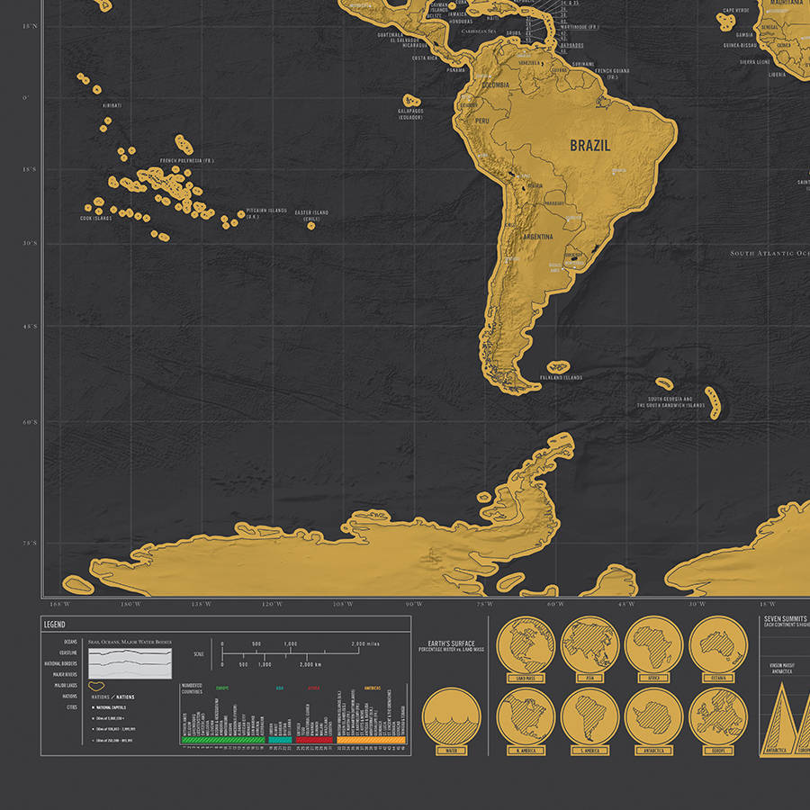 Scratch Map Deluxe Edition