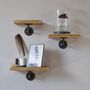 Pimlico Wood And Steel Set Of Three Shelves, thumbnail 4 of 5