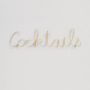 Gold Wire Wall Hanging Words, thumbnail 3 of 3