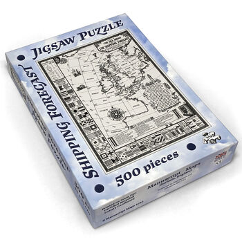 Shipping Forecast Map Jigsaw Puzzle 500 Pieces, 4 of 12