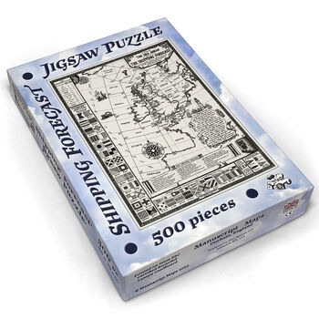 Shipping Forecast Map Jigsaw Puzzle 500 / 1000 Pieces, 4 of 12