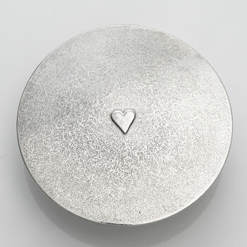 Personalised Cast Pewter Heart Trinket Box, 4 of 5