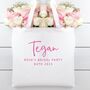 Personalised Hen Party Tote Bag, thumbnail 4 of 5