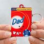 Personalised Laundry Themed Keyring For Dad, thumbnail 1 of 4