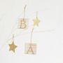 Personalised White Wooden Letter Hanging Decoration, thumbnail 3 of 5