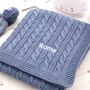 Baby Cricket Jumper And Cable Blanket Gift Set, thumbnail 6 of 12