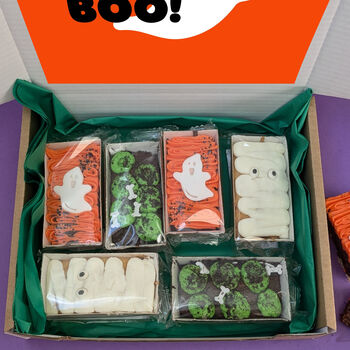 Halloween Hand Decorated Cakes Gift Box, 3 of 5