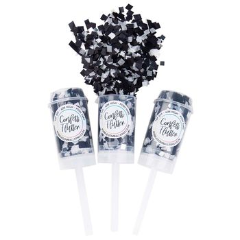 Pack Of 14 Marble Monochrome Party Balloons, 5 of 5