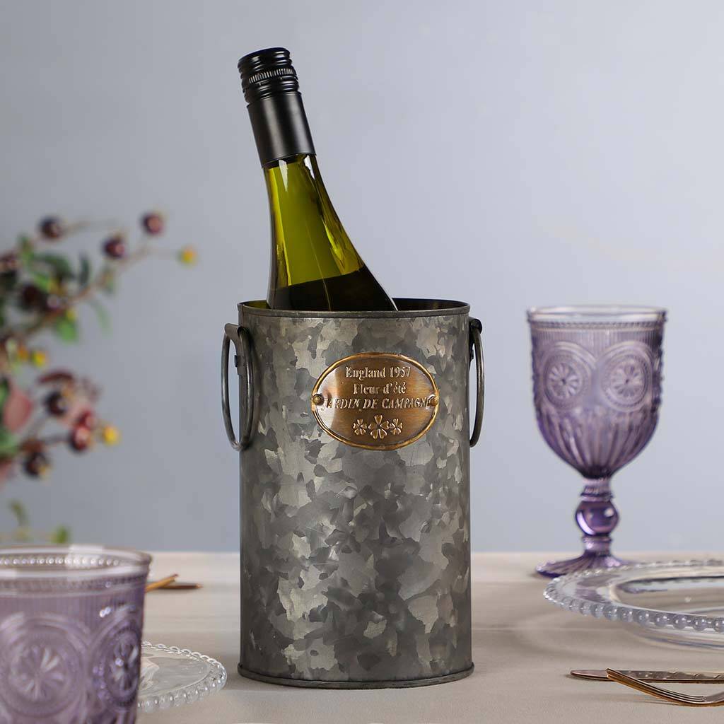 Vintage Tabletop Ice Bucket By Dibor