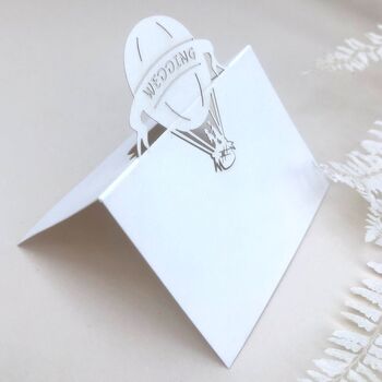 Up And Away Laser Cut Wedding Place Card, 4 of 5