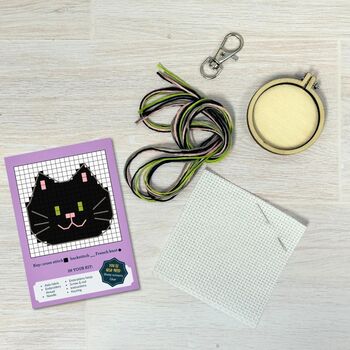 All You Need Is A Cat Mini Matchbox Cross Stitch Kit, 7 of 12