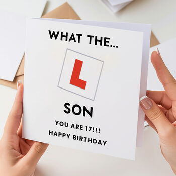 Funny 17th Birthday Card For Son, 2 of 2