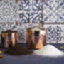 Set Of Four Handmade Copper Storage Canisters – Lidded, Tin Lined Inside, thumbnail 3 of 7