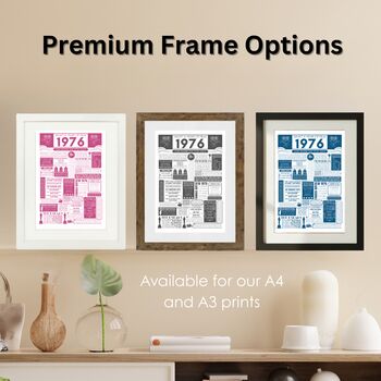 Personalised Film Poster 50th Birthday Gift, 6 of 12