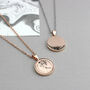 Personalised 1974 Half Penny 50th Birthday Necklace, thumbnail 3 of 5