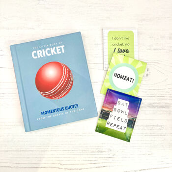 Cricket Tea And Book Gift Set | Cricket Player Gift | Cricket Fan, 3 of 10