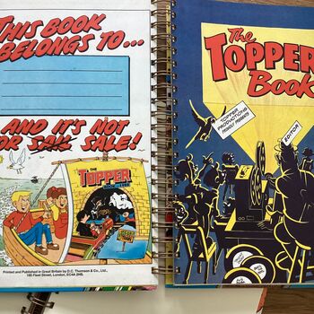 'The Topper 1998' Upcycled Notebook, 2 of 6