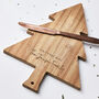 Christmas Personalised Wooden Chopping Board, thumbnail 1 of 11