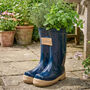 Personalised Blue Welly Boots Planter Gift, thumbnail 1 of 11