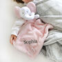 Personalised Comforter And Reversible Pink Blanket, thumbnail 6 of 10
