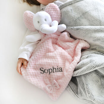 Personalised Comforter And Reversible Pink Blanket, 6 of 10