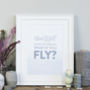 'What If I Fall?' Typographic Quote Print, thumbnail 1 of 3