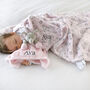 Personalised Pink Elephant Motif Blanket And Comforter, thumbnail 1 of 12