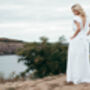 Beach Linen Wedding Dress, thumbnail 9 of 11