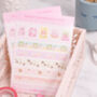 Cute Washi Tape Planner And Journal Sticker Sheet, thumbnail 1 of 6