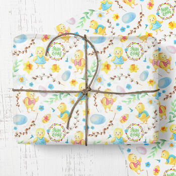 Easter Wrapping Paper, Vintage Styled Design, 2 of 3