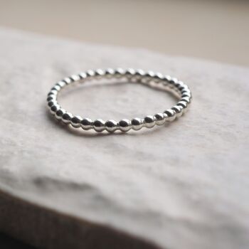 Beaded Stacking Ring, 3 of 8