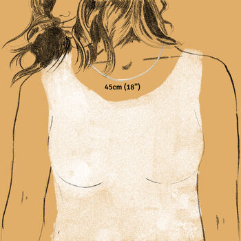 Whisk Charm Necklace, Sterling Silver Or 18ct Gold Plated, 7 of 12