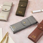Handmade Leather Pen Case, thumbnail 1 of 8