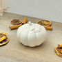 White Pumpkin Decorative Bowl Autumn Home Decor Gift, thumbnail 10 of 10