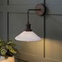 Fluted Ceramic Wall Light, thumbnail 1 of 2