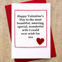 Valentines Card For Wife Or Girlfriend, thumbnail 4 of 5