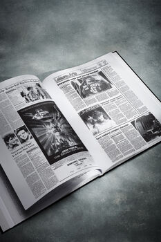 History Of Film Through The 1980's Personalised Gift Movies History Book, 5 of 10