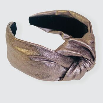 Metallic Headband In Antique Gold Or Bronze, 2 of 2