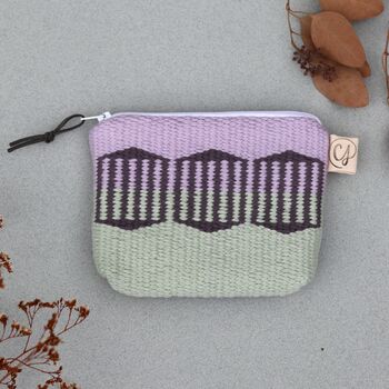 Handwoven Purse Zip Pouch Wallet, 4 of 9