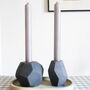 Sustainable Concrete Geometric Chunky Candle Holder, thumbnail 8 of 12