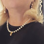 Marie Antoinette Pearl And Spinel Charm Necklace, thumbnail 4 of 4