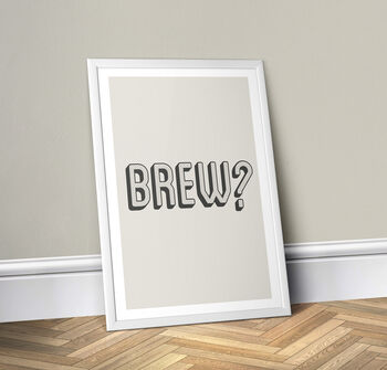Brew, Colourful Kitchen Print, 2 of 6