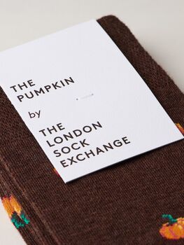 The Pumpkin – Luxury Gourd Themed Socks, 5 of 7